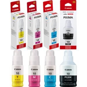 KIT PACK Botellas de Tinta GI-10 Color N, C, M, A