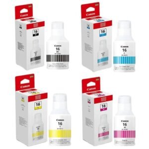 KIT PACK Botellas de Tinta GI-16 Color N, C, M, A
